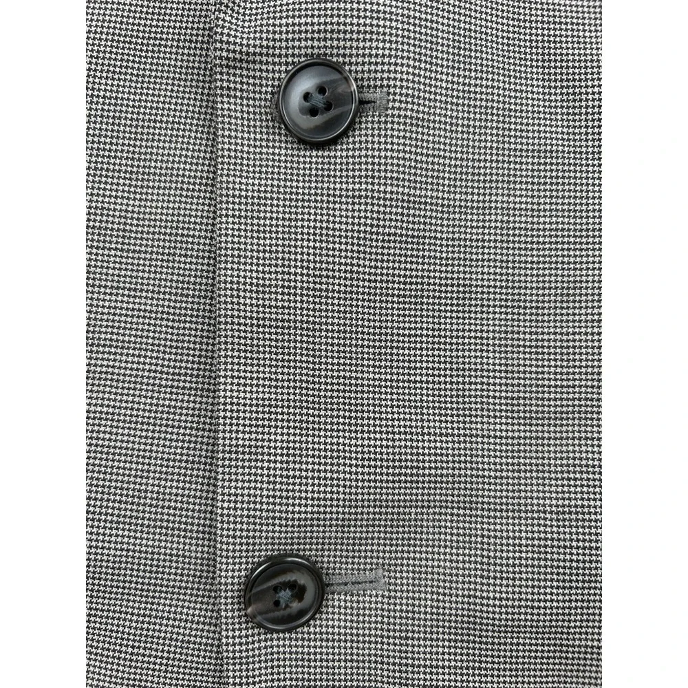 JOS A BANK‎ 1905 Sport Coat Jacket Blazer 40R Wool Black White Houndstooth
